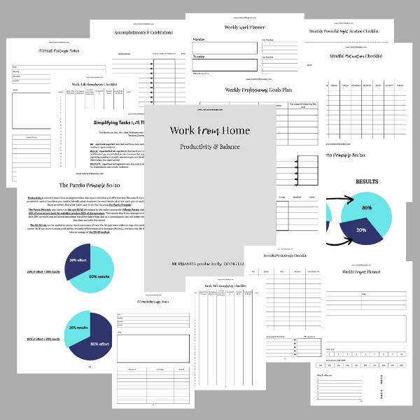 work from home planner